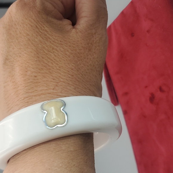 White Paste Bangle Inspired in Tous - Picture 5 of 5